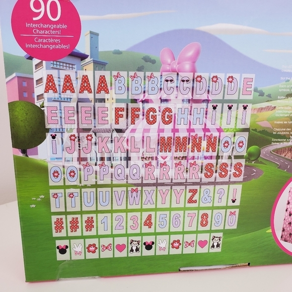 Disney Minnie Junior led message lightbox 90 cards - Picture 10 of 14